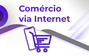 Imagem Comércio via internet.