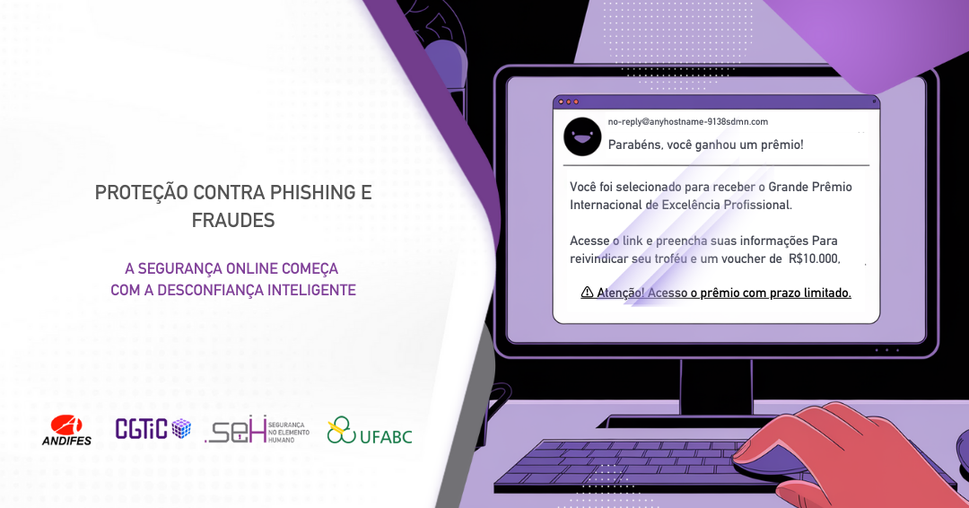 Imagem Proteção contra Phishing e Fraudes.